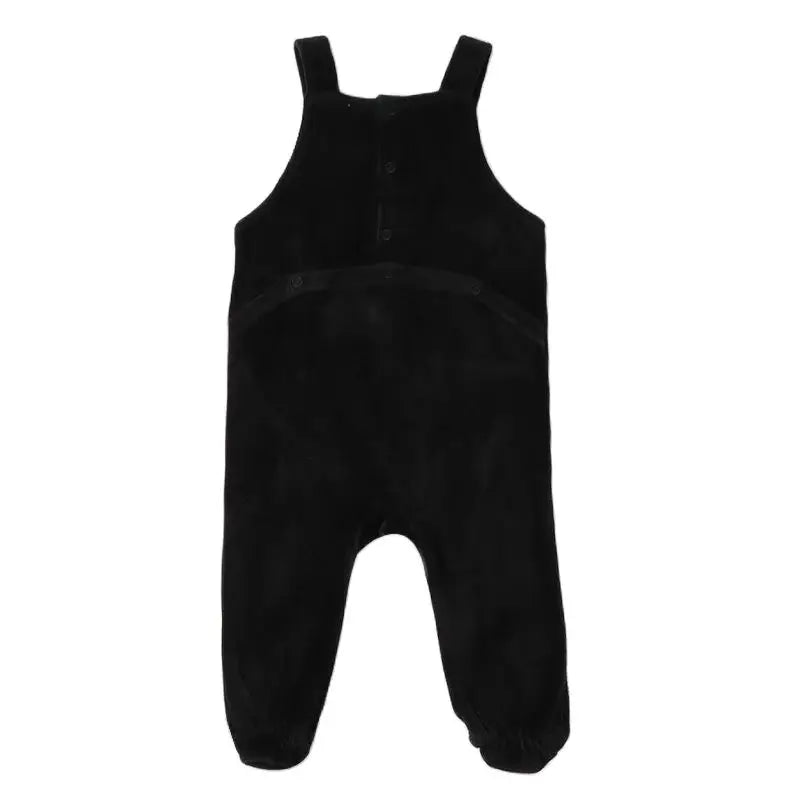 Baby Romper Pyjamas Kids Clothes Condole Belt Romper Children Clothing Baby Overalls Boy and Girls Clothes Black Baby Jumpsuit